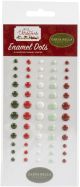 Carta Bella Adhesive Enamel Dots 60 Per Pkg Hello Christmas