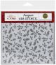 Carta Bella Stencil 6 InchX6 Inch Holly Jolly Christmas