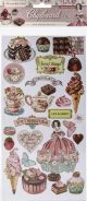 Stamperia Adhesive Chipboard 6 Inch X12 Inch Sweety