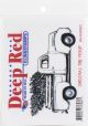 Deep Red Cling Stamp 4 InchX2.2 Inch Christmas Tree Pickup