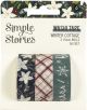 Simple Stories Winter Cottage Washi Tape 3 Per Pkg 