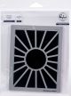 Pinkfresh Studio Cling Rubber Background Stamp Set A2PopOut Sunburst