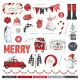 Christmas Cheer Stickers 12 inch X12 inch Elements