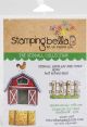 Stamping Bella Cling Stamps Oddball Barn Hay And Fence