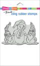 Stampendous Cling Stamp Snome Buddies