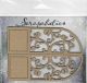 Scrapaholics Laser Cut Chipboard 1.8mm Thick Arched Florish Door 2 Per Pkg 5 InchX3.75 Inch