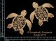 Scrapaholics Laser Cut Chipboard 1.8mm ThickFlourish Sea Turtle 2 Per Pkg