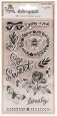 Maggie Holmes Marigold Acrylic Clear Stamps 13 Per Pkg 