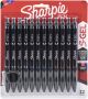 Sharpie S Gel .7mm Medium Point Pens 12 Per Pkg Business Colors Black Blue and Red