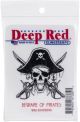 Deep Red Cling Stamp 2.1inchesX2inchesBeware Of Pirates