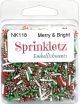 Buttons Galore Sprinkletz Embellishments 12g Merry and Bright