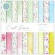 Craft Consortium Double Sided Paper Pad 6 inch X6 inch 40 Per Pkg Bloom and Wild 20 Designs