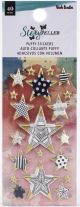Vicki Boutin Storyteller Puffy Stickers 40 Per Pkg Mini Stars WperGold Foil Accents