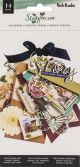 Vicki Boutin Storyteller Tags and Journaling Pieces W Iridescent Glitter Accents