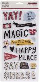 Say Cheese Main Street Foam Stickers 66 Per Pkg 