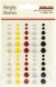 Say Cheese Main Street Enamel Dots Embellishments 60 Per Pkg 