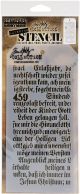 Tim Holtz Layered Stencil 4.125 InchX8.5 Inch Script Layered