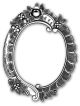 Sizzix 3D Impresslits Embossing Folder By Tim Holtz Floral Frame