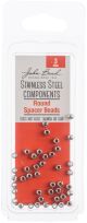 Stainless Steel Round Spacer Bead 40 Per Pkg 3mm