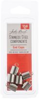 Stainless Steel End Cap 6 Per Pkg12x8mm