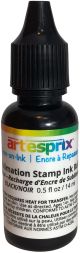 Artesprix IronOnInk Sublimation Stamp Ink RefillBlack