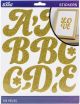 Sticko Alphabet Stickers 104 Per Pkg Funkydori Extra Large Gold Glitter