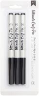 Ultimate Craft Pen Fine Medium and Broad Tip 3 Per Pkg Black 