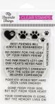 My Favorite Things Clear Stamps 4 inch X6 inch Critter Condolences