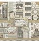 Stamperia Double Sided Paper Pad 8 InchX8 Inch 10 Per Pkg Calligraphy 10 Designsper1 Each