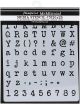 Stamperia Stencil 7.87 InchX9.84 Inch Alphabet and Numbers Calligraphy