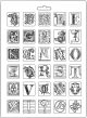 Stamperia Soft Maxi Mould 8.5Inch X11.5Inch Alphabet Calligraphy