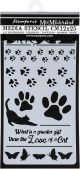Stamperia Stencil 4.72 InchX9.84 Inch Prints Orchids and Cats