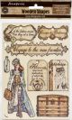 Stamperia Wooden Shapes A5 Labels Lady Vagabond