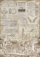 Stamperia Rice Paper Sheet A3 The Traveler Sir Vagabond