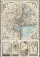 Stamperia Rice Paper Sheet A4 Map Of New York Sir Vagabond