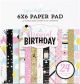 Echo Park Double Sided Paper Pad 6 InchX6 Inch 24 Per Pkg Magical Birthday Girl