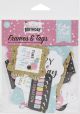 Echo Park Cardstock Ephemera 33 Per Pkg Frames and Tags Magical Birthday Girl
