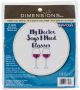 Dimensions Counted Cross Stitch Kit 6 Inch Round Need Glasses 14 Count