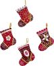 Bucilla Felt Ornaments Applique Kit Set Of 4 Holiday Elegance