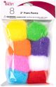Pom Poms 2 Inch 8 Per Pkg Multi Colored