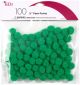 Pom Poms .5 inch 100Per Pkg Kelly Green