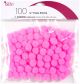 Pom Poms .5 Inch 100 Per Pkg Light Pink