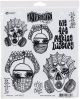 Dyan Reaveley s Dylusions Cling Stamp Collections 8.5inchX7inch Pandemic 1 Pack of 1 Sheet