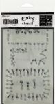 Dyan Reaveleys Dylusions Dyalog Stencil Stitch It 1 pack of 1 piece
