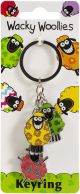 Dublin Gift Wacky Woollies Charm Keyring 