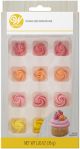 Royal Icing Decoratons 12 Per PkgBright Rosebuds