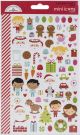 Dooblebug Mini Cardstock Stickers 2 Per Pkg Night Before Christmas Icons