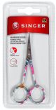 Singer Curved Embroidery Scissors 4 Inch Floral