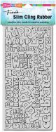 Stampendous Cling Stamp Slim Birthday Words