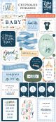 Welcome Baby Boy Chipboard 6 Inch X13 Inch Phrases
